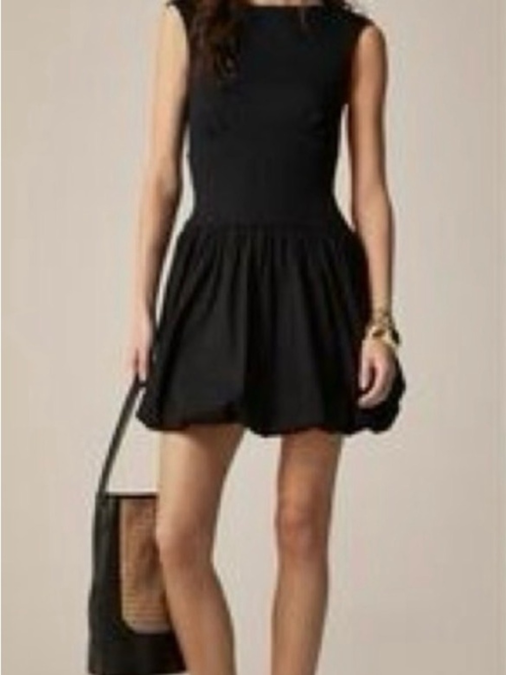 Classic Black Fit-and-Flare Dress - Picture 2 of 4
